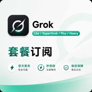 Grok Super/Plus/Heavy 官方套餐订阅 商品主图